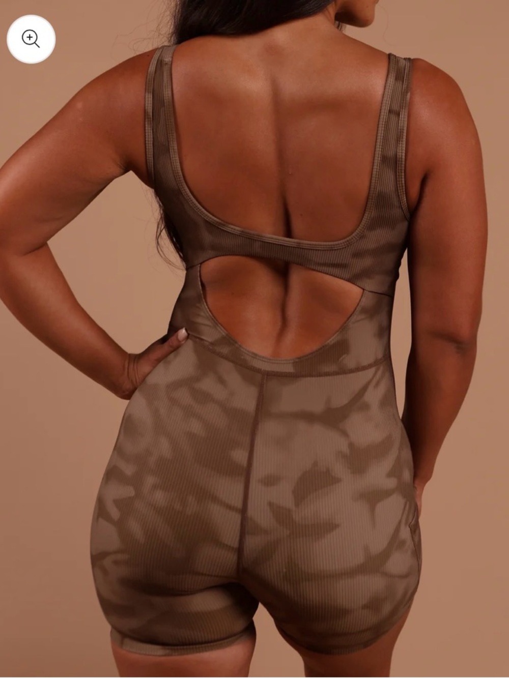 🌺ACTIVE BY TEAL
Aura Jumpsuit in Brown Shibori (S) - Picture 4 of 10